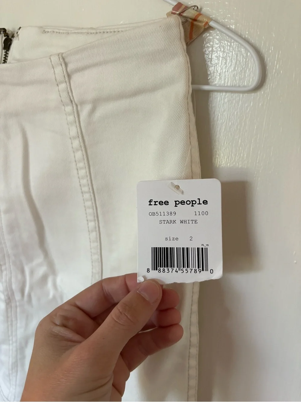 NWT Free People White Skirt